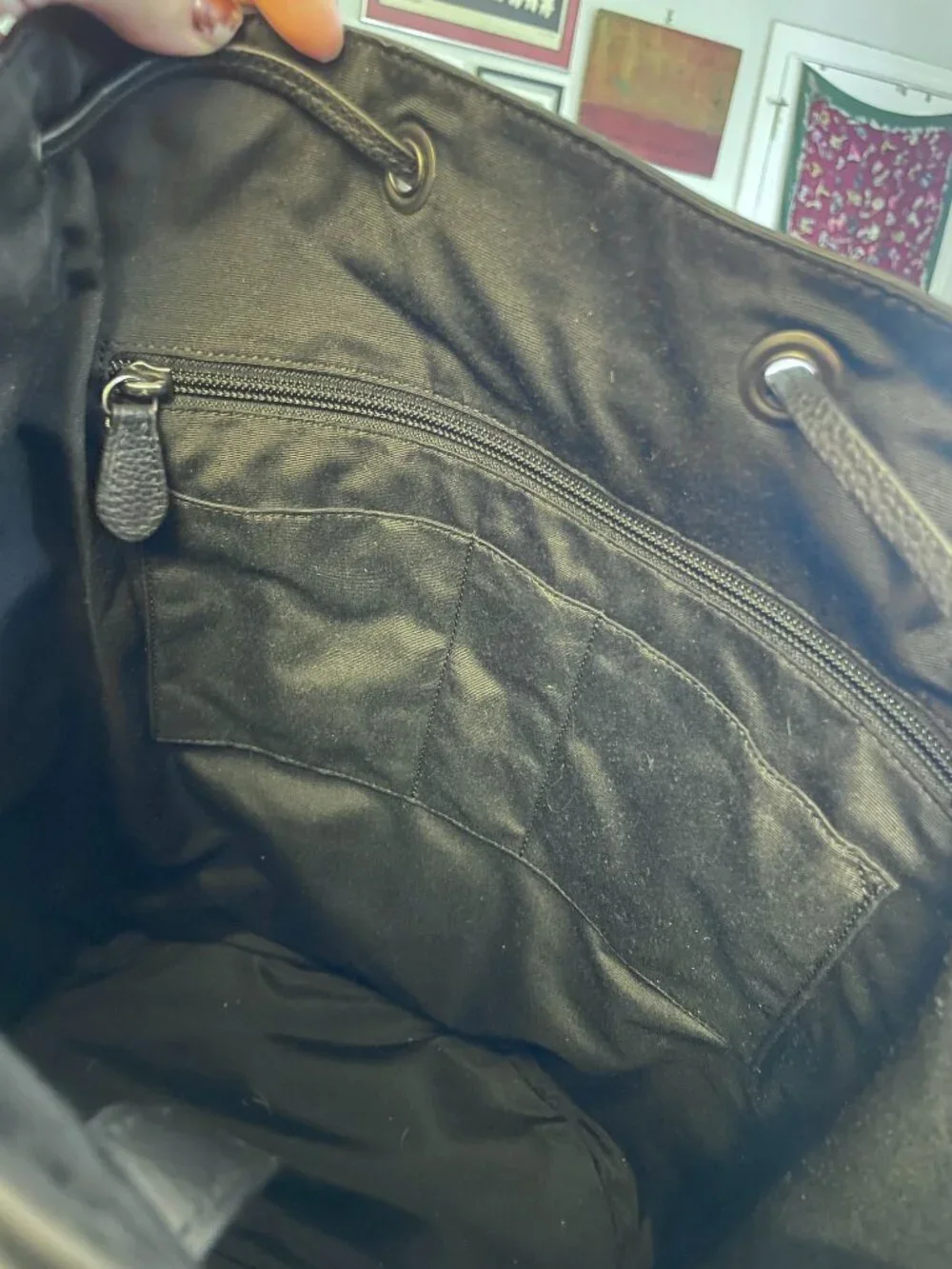 COACH Hudson Backpack Black Leather Rucksack F36811